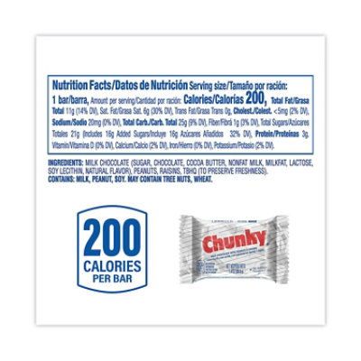 Nestle Chunky Bar, Individually Wrapped, 1.4 oz - 24 Count - Image 4
