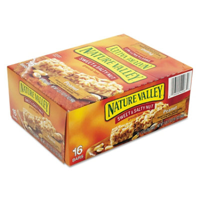 Nature Valley Granola Bars, Sweet And Salty Nut Peanut Cereal, 1.2 Oz Bar - 16 Count - Image 2