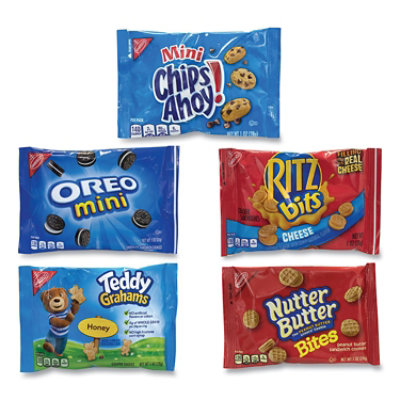 Nabisco Cookie And Cracker Classic Mix, Assorted Flavors, 1 Oz Pack - 40 Count - Image 2