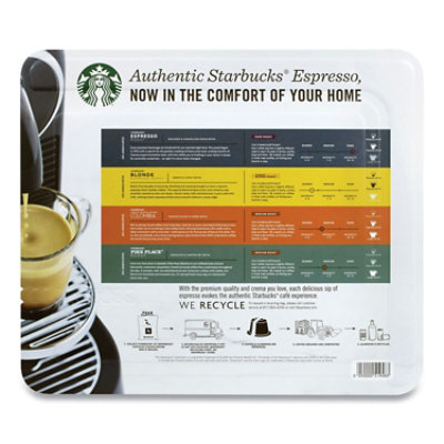 Starbucks By NESPRESSO Pods Variety Pack, Blonde Espresso/colombia/espresso/pikes Place - 60 Count - Image 3