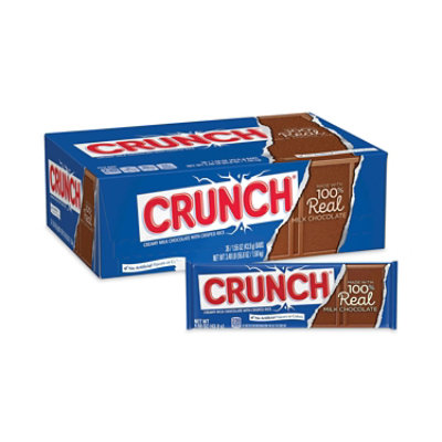 Nestle Crunch Bar, Individually Wrapped, 1.55 oz - 36 Count - Image 2