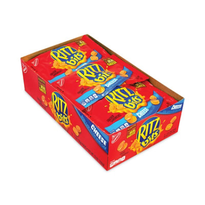 Nabisco Ritz Bits Cheese Sandwich Crackers, 1 oz Pouch - 48 Count - Image 1