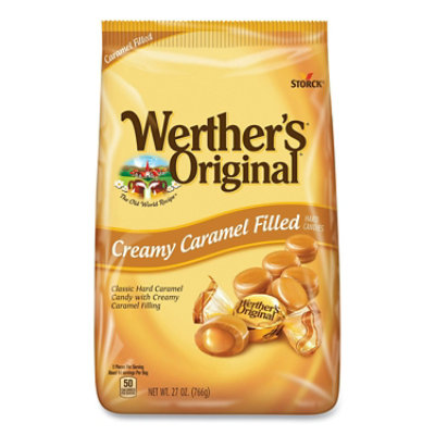 Werther's Original hard candies, caramel, 27 oz bag - Image 1