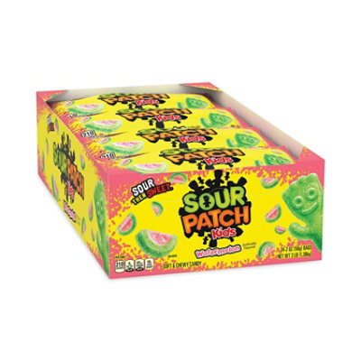 Sour Patch Kids Chewy Candy, Watermelon, 2 oz Bags - 24 Count, - Image 4