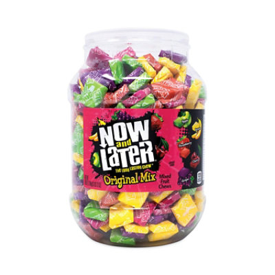 Now and Later Mixed Fruit Chews, Assorted Flavors, 60 Oz Tub - 365 Count - Image 2