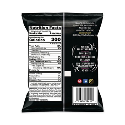 Stacy's Pita Chips, 1.5 Oz Bag, Cinnamon Sugar - 24 Count - Image 2