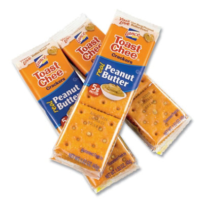 Lance Toast Chee Peanut Butter Cracker Sandwiches, 1.52 Oz Pack - 40 Count - Image 1
