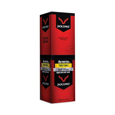 Jack Links Jumbo Teriyaki Beek Steak, 2 Oz - 12 Count - Image 2
