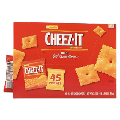 Sunshine Cheez-It Crackers, Original, 1.5 Oz Pack - 45 Count - Image 3