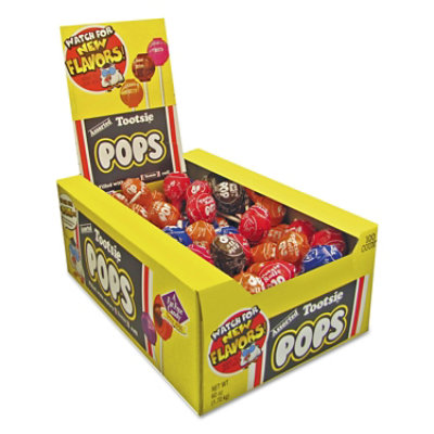 Tootsie Roll Tootsie Pops, Assorted Original Flavors, 0.6 oz Lollipops - 100 Count - Image 1
