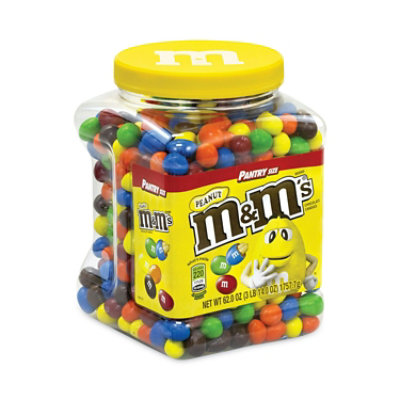 M & M's Milk Chocolate Peanut Candies, 62 Oz Tub - Image 2