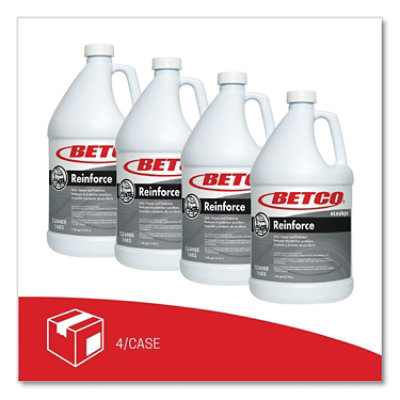 Betco reinforce floor cleaner and protectant, lemon scent, 1 gal bottle - 4 Count - Image 2