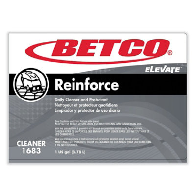 Betco reinforce floor cleaner and protectant, lemon scent, 1 gal bottle - 4 Count - Image 4
