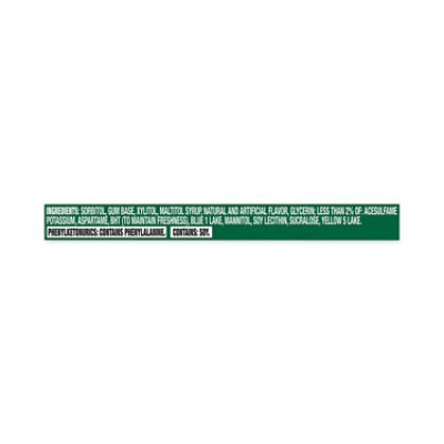 Trident Sugar-Free Gum, Spearmint, 14 Pieces/Pack, 12 Packs/Carton - Image 3