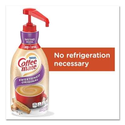 Coffee mate Liquid Coffee Creamer, Sweetened Original, 1500mL Pump Dispenser - Image 4
