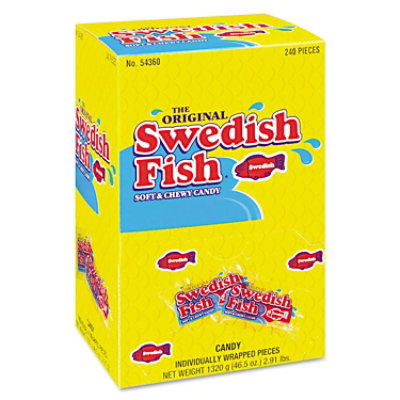 Swedish Fish Grab-And-Go Candy Snacks In Reception Box - 240 Count - Image 1