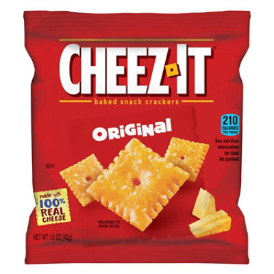 Sunshine Cheez-It Crackers, 1.5 Oz Single-Serving Snack Pack - 8 Count - Image 1