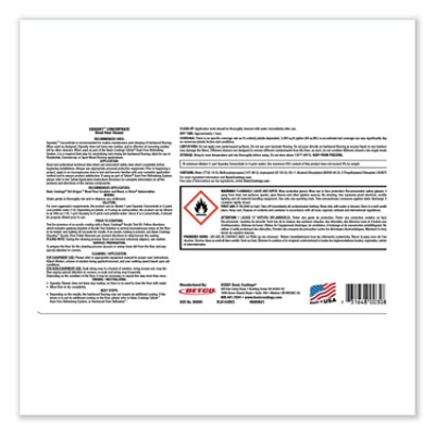Betco squeaky concentrate floor cleaner, characteristic scent, 1 gal bottle - 4 Count - Image 3