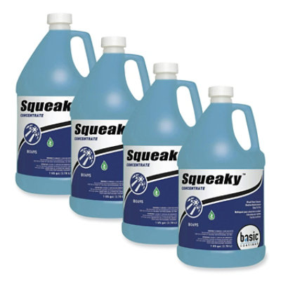 Betco squeaky concentrate floor cleaner, characteristic scent, 1 gal bottle - 4 Count - Image 4