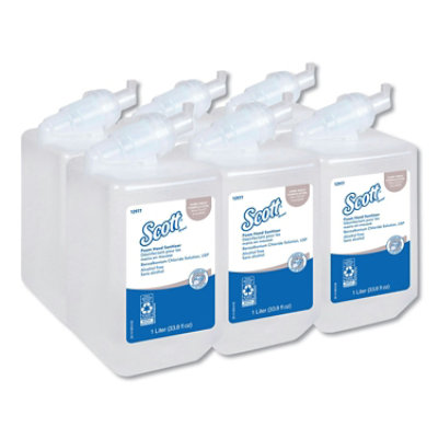 Scott Essential Alcohol-Free Foam Hand Sanitizer, 1,000 Ml Cassette, Unscented - 6 Count - Image 3