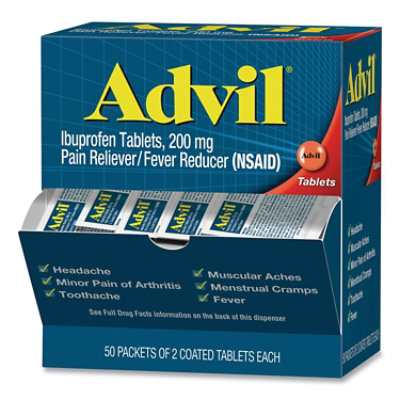 Advil Ibuprofen Tablets, Two-Pack - 50 Count - Image 3