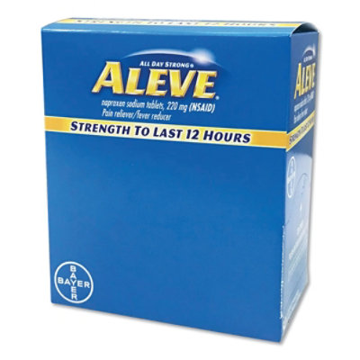 Aleve Pain Reliever Tablets - 50 Count - Image 1