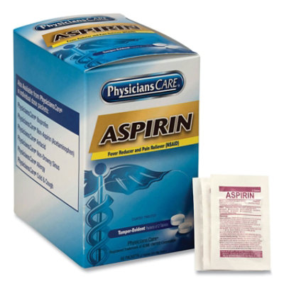 PhysiciansCare Aspirin Medication, Two-Pack - 50 Count - Image 1
