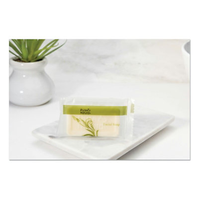 Pure & Natural Body And Facial Soap, Fresh Scent, # 3/4 Flow Wrap Bar - 1,000 Count - Image 2