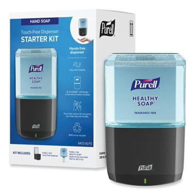 PURELL HEALTHY SOAP Gentle & Free Foam ES6 Starter Kit, 1,200 mL, Graphite - Image 2