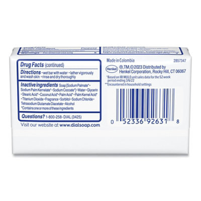 Dial Deodorant Bar Soap, Iconic Dial Soap Scent, 4 oz - 36 Count - Image 2