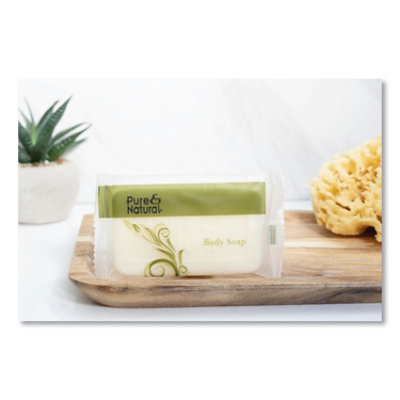 Pure & Natural Body And Facial Soap, Fresh Scent, # 1 1/2 Flow Wrap Bar - 500 Count - Image 2