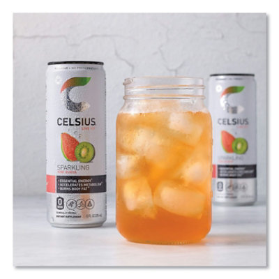 Celsius Live Fit Variety Pack, Kiwi Guava and Orange, 12 oz Can - 24 Count - Image 4