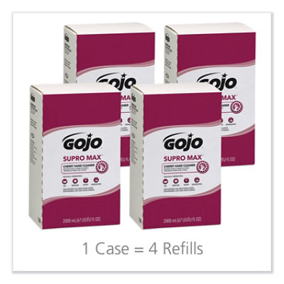 GOJO Supro Max Cherry Lotion Hand Cleaner, 2,000 Ml Refill - 4 Count - Image 2