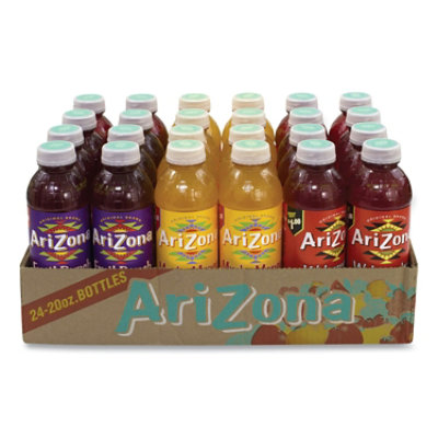 Arizona Juice Variety Pack, Fruit Punch/Mucho Mango/Watermelon, 20 oz Bottle - 24 Count - Image 1