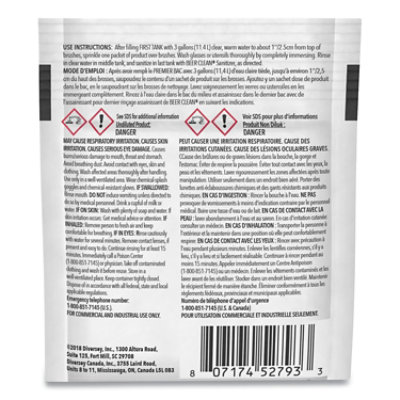 Diversey Beer Clean Glass Cleaner, Powder, 0.5 Oz Packet - 100 Count - Image 3
