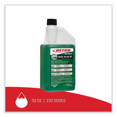 Betco daily scrub sc floor cleaner, characteristic scent, 32 oz bottle - 6 Count - Image 2