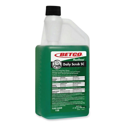Betco daily scrub sc floor cleaner, characteristic scent, 32 oz bottle - 6 Count - Image 1