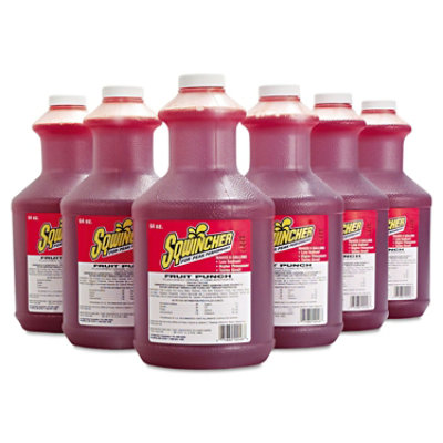 Sqwincher Liquid Concentrate Electrolyte Drink, Fruit Punch, 64oz Bottles - 6 Count - Image 2