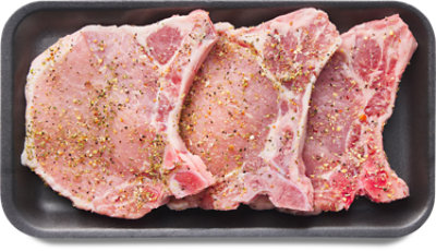 Pork Chops Thin Bone In Mango Lime Seasoning - 0.5 Lb - Image 1