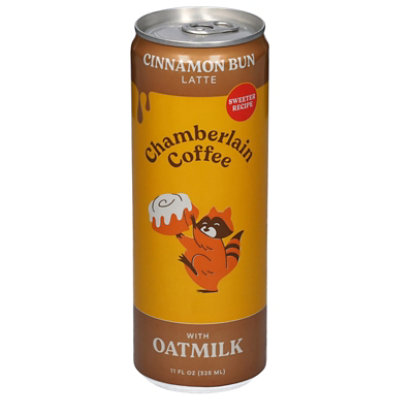 Chamberlain Coffee Latte Oatmilk Cinnamon Bun Ready To Drink - 11 Fl. Oz.