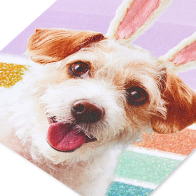 American Greetings Pup with Bunny Ears Easter Card - Each - Image 4