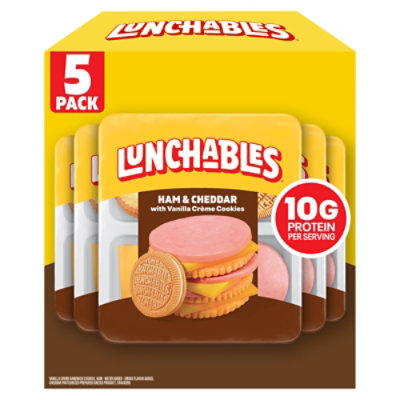 Lunchables Ham and American Cheese Cracker Stackers Snack