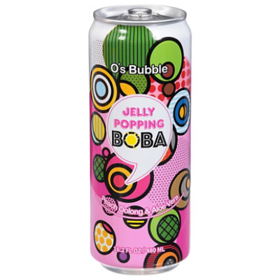 Os Bubble Jelly Popping Boba Peach - 16.2 Fl. Oz.