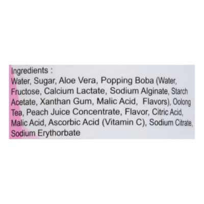 Os Bubble Jelly Popping Boba Peach - 16.2 Fl. Oz. - Image 5