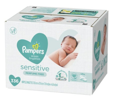 Pampers Sensitive Baby Wipes; Pop-Top Character; 336 Count - Image 2