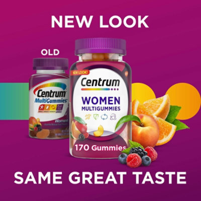 Centrum Multigummies Women's Multivitamin Supplement Gummies; 170 Count - 1 CT - Image 2