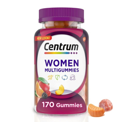 Centrum Multigummies Women's Multivitamin Supplement Gummies; 170 Count - 1 CT - Image 1