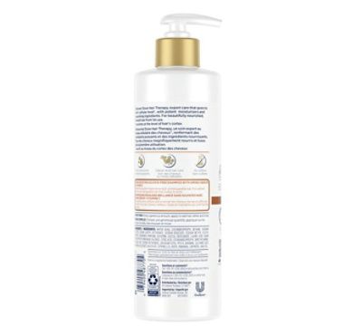 Dove Nourishing Shampoo; Glow Restore for Hair Shine Sulfate-Free for Damaged Hair; 13.5 oz - Image 2