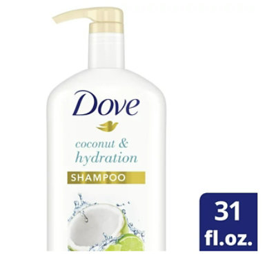 Dove Moisturizing Shampoo; Nourishing Secrets Coconut & Hydration with Pump for All Hair Types; 31 oz - Image 1