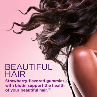 Nature's Bounty Hair; Skin and Nails Vitamins with Biotin Gummies; 180 Count - Image 2